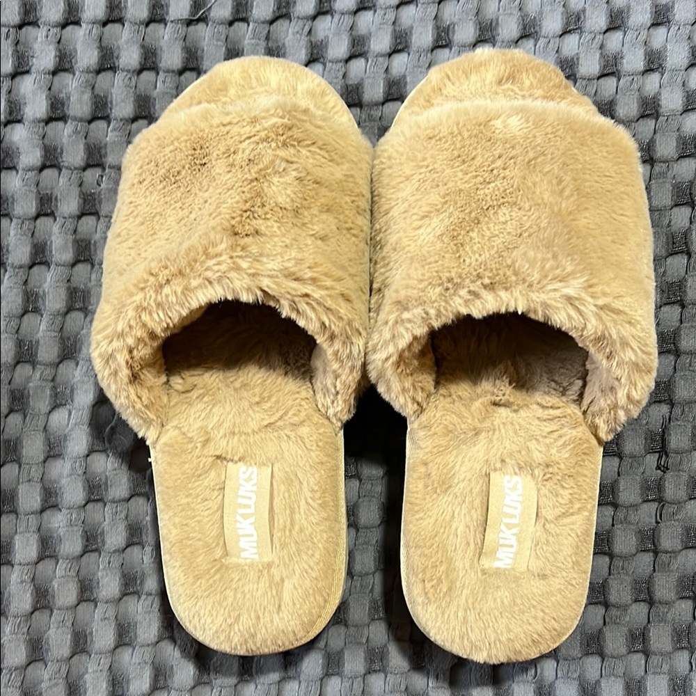 Muk Luks Platform Slippers